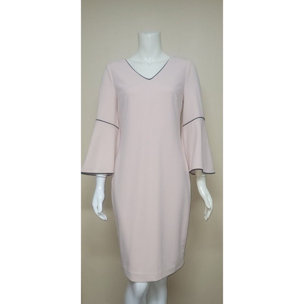 Calvin Klein Tiered Bell Sleeve Dress Size 8 NEW Retail $129